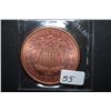 Image 2 : 2011 Copper Round "Walking Liberty Type"; .999 Fine Copper 1 Oz.; EST. $5-10