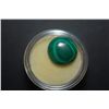 Image 1 : Round Shaped Green Marbled Gemstone; EST. $10-20