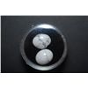 Image 1 : Oval Shaped White/Gray Marbled Gemstone; Lot of 2; EST. $10-20