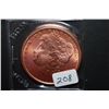 Image 1 : 2011 Copper Round "Silver Morgan Type"; .999 Fine Copper 1 Oz.; EST. $5-10