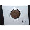 Image 1 : 1938-D German 1 Reichspfennig Foreign Coin With Flying Eagle Holding Swatstika; EST. $10-20