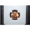 Image 1 : 1944-D US Lincoln Wheat Back Penny; NGC Graded MS66 RD; EST. $20-25