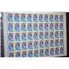 Image 1 : 1988 CCCP/USSR Postal Stamp Sheet; Lot of 50 Stamps; EST. $10-20