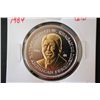 Image 1 : 1984 Presidential Commemorative Gilded Coin; Ronald W Reagan 40th American President; EST. $5-10