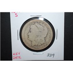 1895-S US Silver Morgan $1; Key Date; EST. $200-500