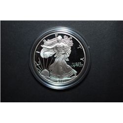 2001-W US Silver American Eagle $1 Proof In Velvet Box With COA Included; 99.9% Silver 1 Oz.; EST. $