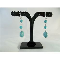 Turquoise dangle earrings