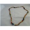 Image 1 : Hand Painted Multi-color Glass bead Necklace