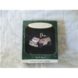 Vintage Hallmark Keepsake Ornament Collector Series  "On the Road" Police Car NIB