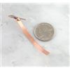 Image 2 : Navajo Copper Dangle Earrings Handcrafted by Verna Tahe Over 2”