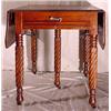 Image 2 : Lot 015: Oak Extension Dining Table, Ca. 1890