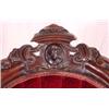 Image 2 : Lot 019: Carved Walnut Side Chair, Ca. 1850