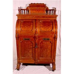 Lot 020A: Rare "Wooten" Executive's Desk, Ca. 1875