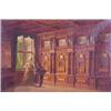 Image 1 : Lot 025A: "Heger" Signed O/C Painting Caster Interior, Ca. 1875