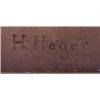 Image 3 : Lot 025A: "Heger" Signed O/C Painting Caster Interior, Ca. 1875