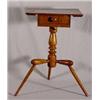Image 1 : Lot 028: Unusual Tripod Candle Stand, Ca. 1880