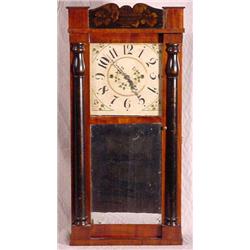 Lot 030: Lawyer Byington Wall Clock, Ca. 1800