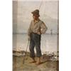 Image 1 : Lot 032A: "A. Pieta" (?) Signed O/P Painting