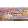 Image 3 : Lot 037: "H.N. Hooven" Signed O/B Painting, Landscape