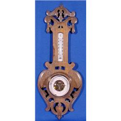 Lot 045: Black Forest Therm./Barometer, Ca. 1900