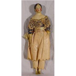 Lot 049: German Milliner Model Doll, Ca. 1850