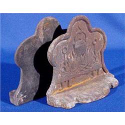 Lot 054: Cast Iron Figural Bookends, Ca. 1900