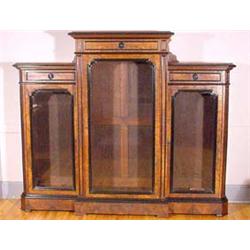 Lot 056A: Victorian Triple Bookcase, Ca. 1870