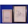 Image 1 : Lot 057: Two (2) Drawings, Ca.1890