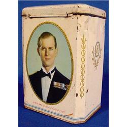 Lot 065: Queen Elizabeth II Coronation Tin, Dated 1953