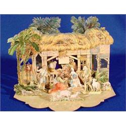 Lot 071: Raphael Tuck Christmas Crèche Pop-Up, Ca. 1900