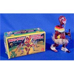 Lot 075: Wind-Up African Dancer Toy, Ca. 1940