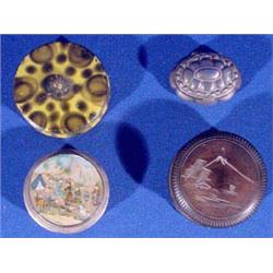 Lot 079: Four (4) Early Snuff Boxes