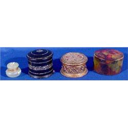 Lot 080: Four (4) Miniature Boxes, Ca. 1850-1900