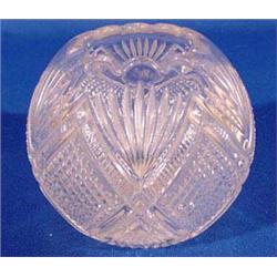 Lot 098: Cube & Fan Rose Bowl, Ca. 1900