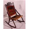 Image 1 : Lot 101: Collapsible Rocking Chair, Ca. 1880
