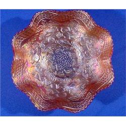 Lot 108: Carnival Glass Center Bowl