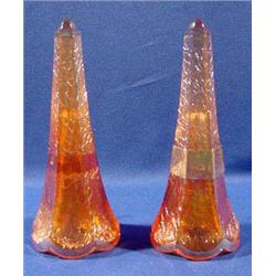 Lot 111: Two (2) Imperial Crackle Car Vases
