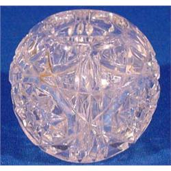 Lot 120: Pattern Glass Rose Bowl