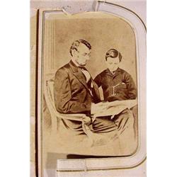 Lot 126: Photo Album with Lincoln, Grant, Etc.