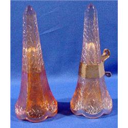 Lot 128: Two (2) Imperial Crackle Car Vases