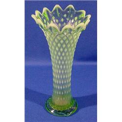 Lot 146: Northwood diamond point vase
