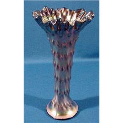 Lot 147: Fenton rustic vase