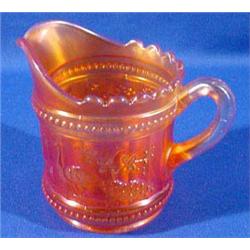 Lot 149: Northwood Peacock Pitcher