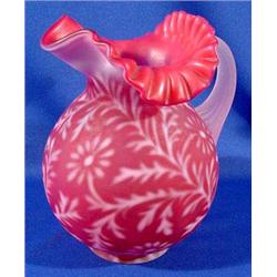 Lot 160: Cranberry Lemonade Pitcher