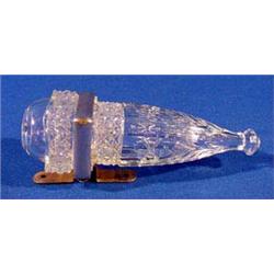 Lot 172: Pressed Glass Car Vase