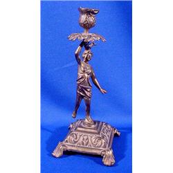 Lot 178: Figural Single Candle Holder, Ca. 1880