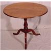 Image 1 : Lot 182: Tilt Top Tripod Table, 19th C.