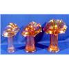 Image 1 : Lot 183: Carnival Glass Vases