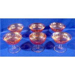 Lot 191: Carnival Glass Sherberts