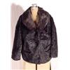 Image 1 : Lot 200: 1940's Faux Fur Evening Jacket W/ Mink Collar
